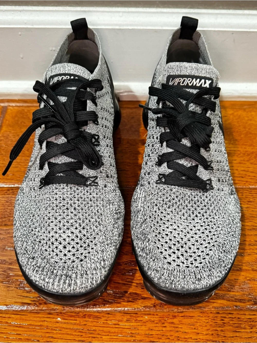 Nike VaporMax Flyknit Men's Sneakers in Black and Gray